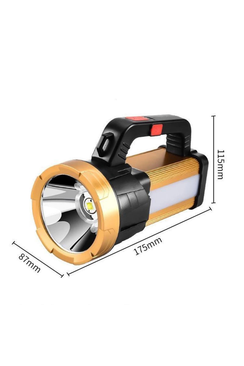 6 Mod Şarjlı El Feneri Projektör Tipi  Wt-615