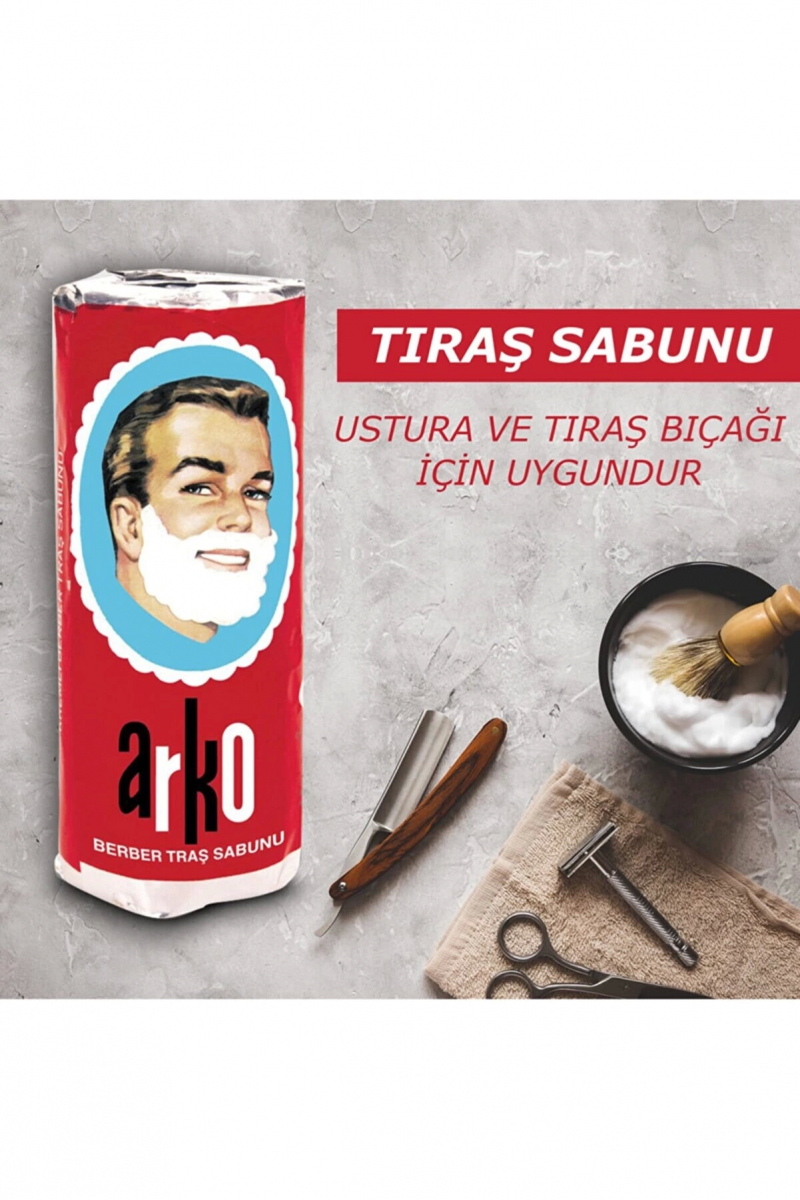 Arko 12'li Tıraş Sabunu 12x75 Gr