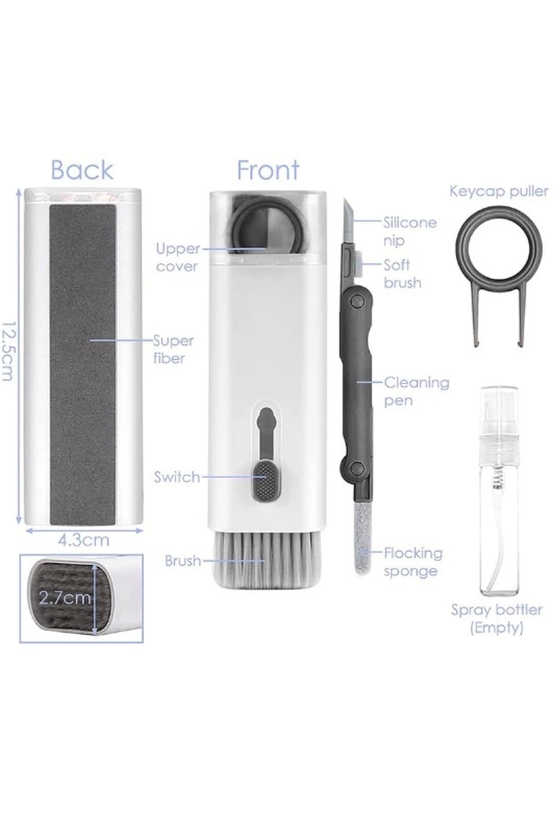 Çok Fonksıyonlu 7 In 1 Aırpods Klavye Ekran Kulaklık Temızleme Kıtı