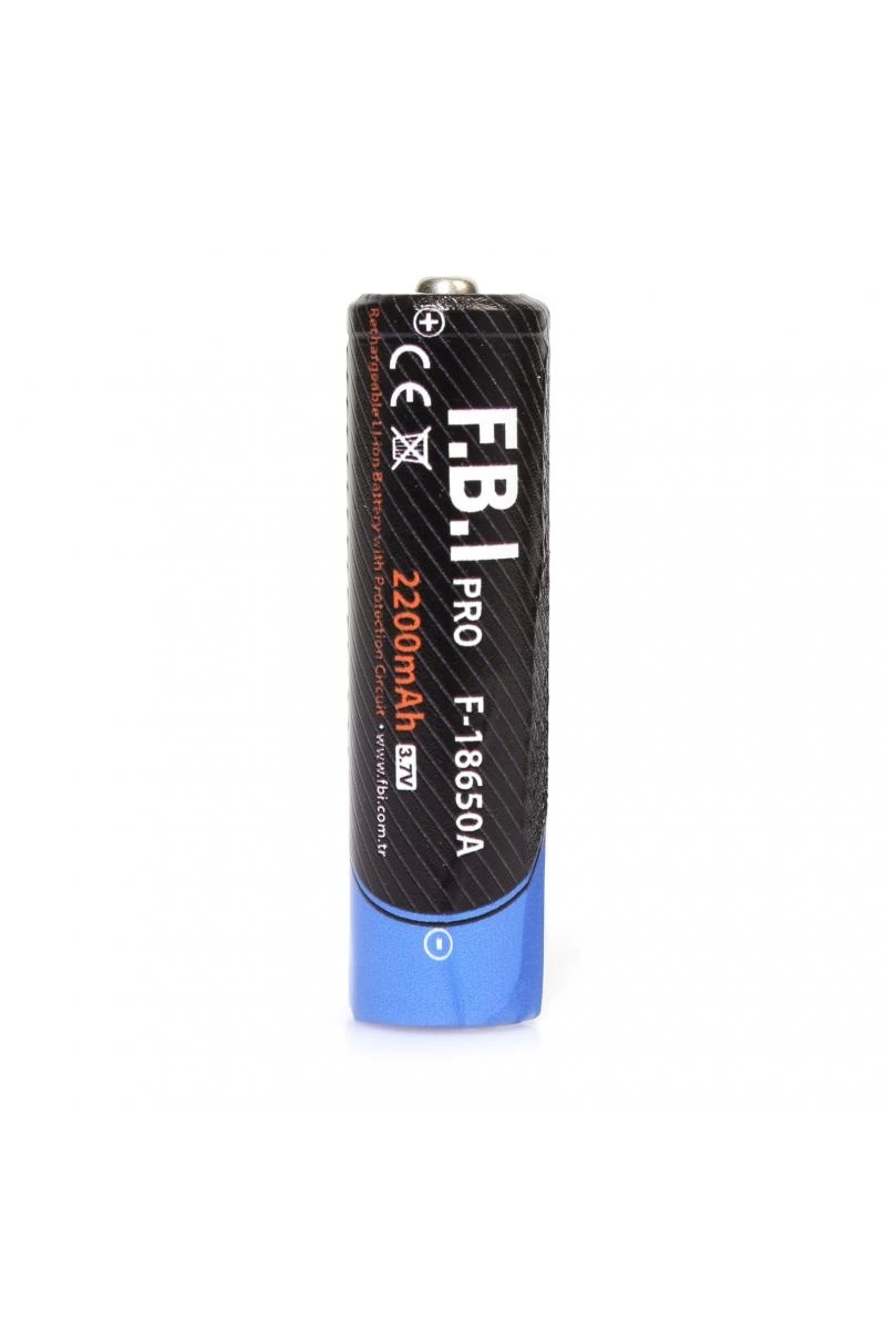 F 18650a 3.7v 2200mah Şarj Edilebilir Li-ion Pil El Feneri Pili 2 Adet