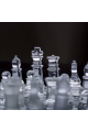 Glass Chess Cam Satranç Takımı (20 Cm X 20 Cm)