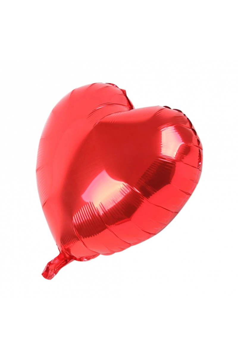 Kalp Balon Folyo Kırmızı 45 Cm 18 İnç