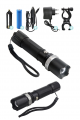 Km-110 Profesyonel Şarjlı El Feneri Ledli+flashlight+zoom Özellikli 6 Parça Full Set