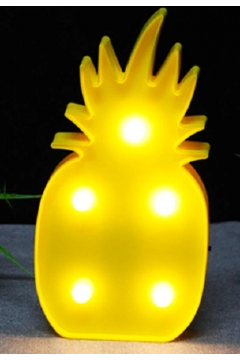 Led Işıklı Ananas Gece Lambası