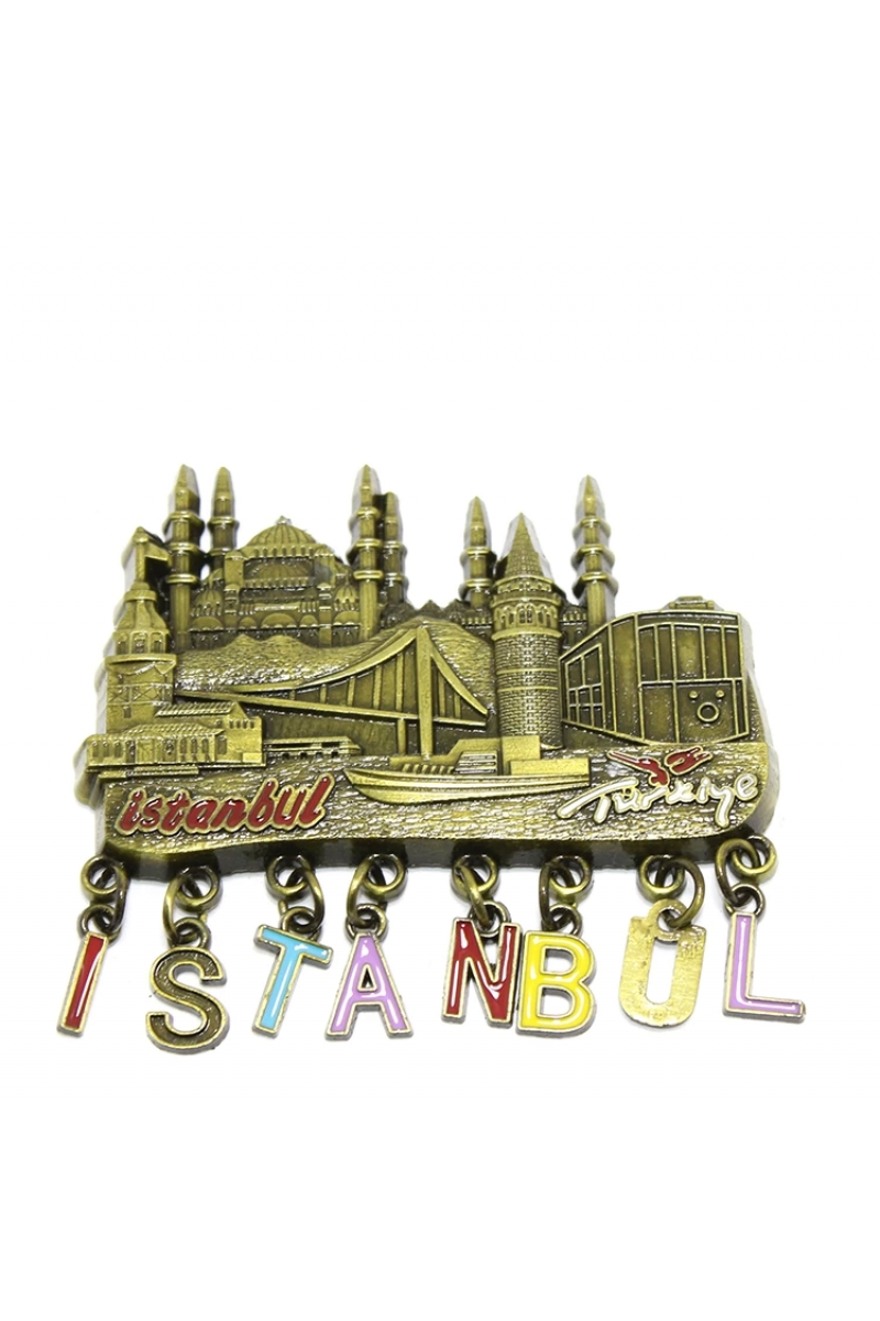 Metal İstanbul Temalı Yöresel Magnet 2alk86