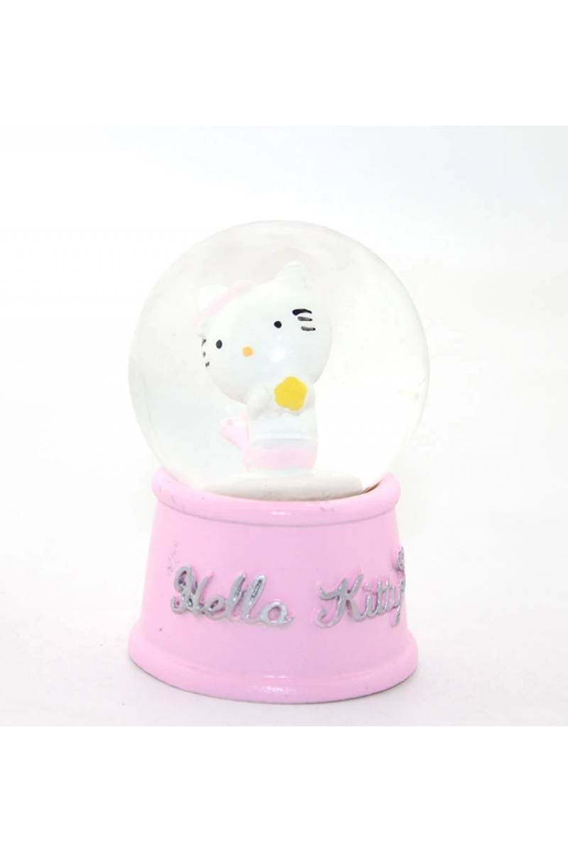 Minik Işıklı Hello Kitty Kar Küresi 7 Cm Alk1774