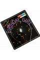 Mor Renk Kristal Taşlı Parlak Birthday Girl Yazılı Taç 16x17 Cm