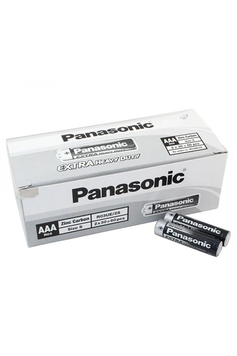 Panasonic Manganez İnce Kalem Aaa Pil 60'lı Paket