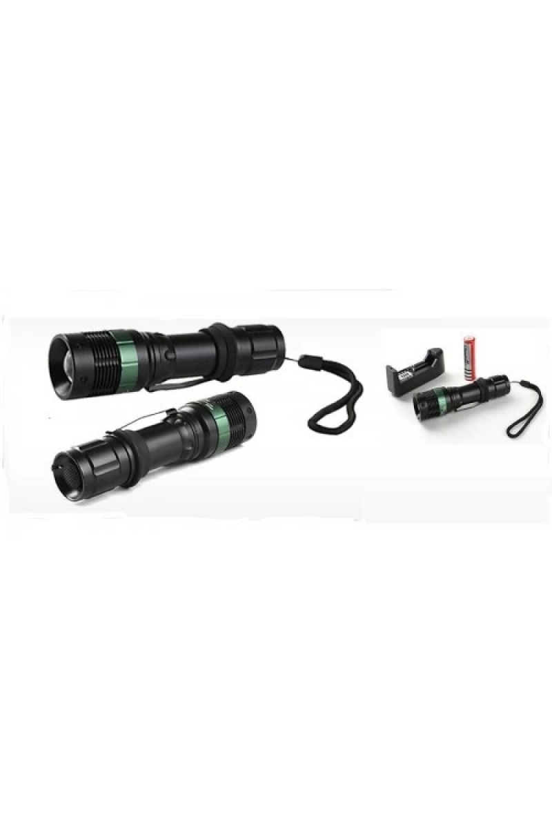 Power Style 500 Lumen 600 Metre Işık Uzantılı Zoomlu Şarjlı El Feneri 6109