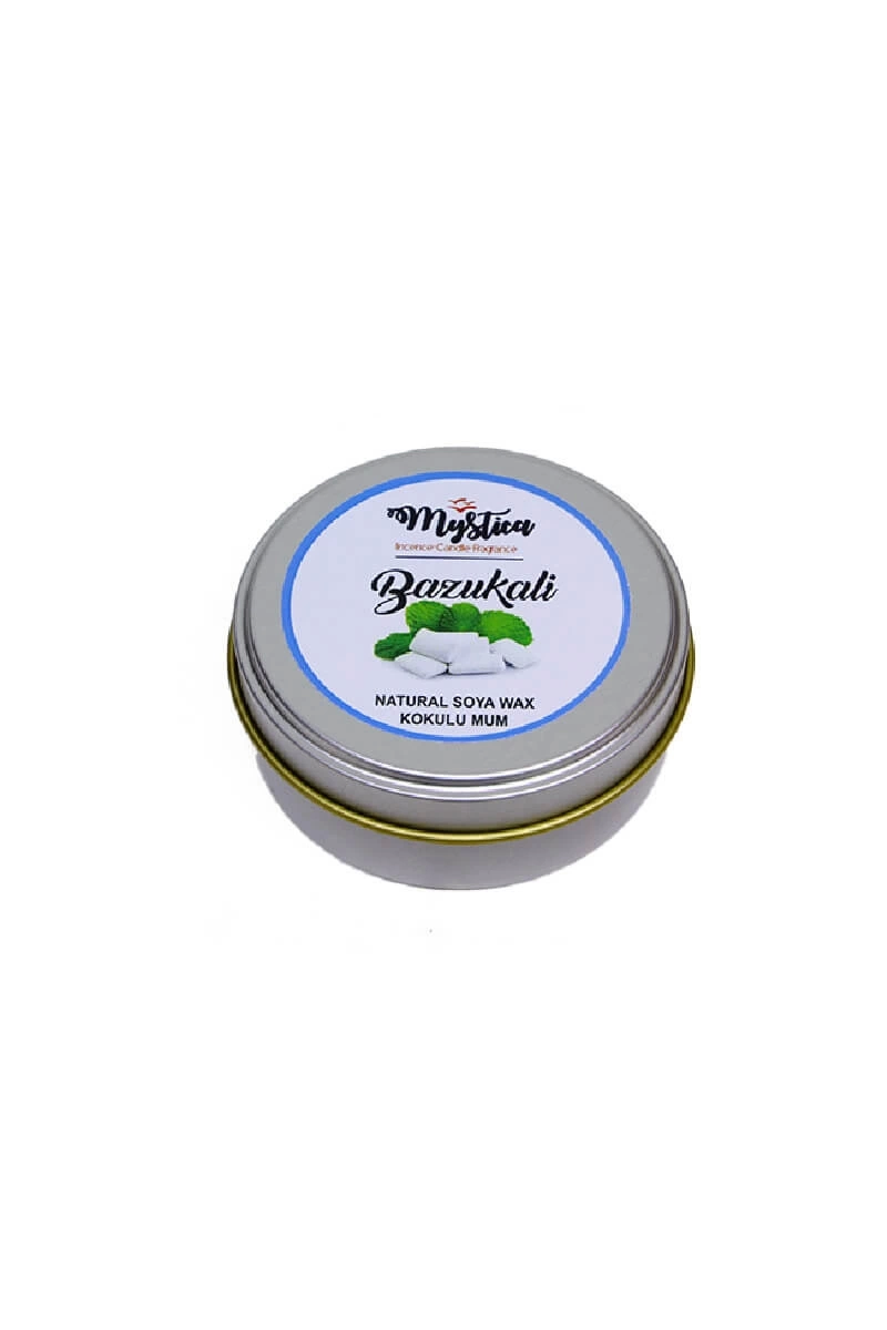 Soya Wax Mum Kokulu Tenekede Bazukalı (sakız)