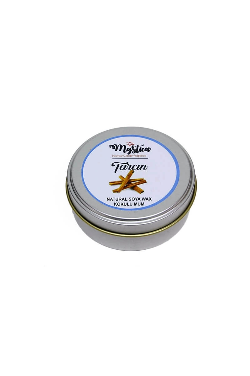 Soya Wax  Mum Kokulu Tenekede Tarçın