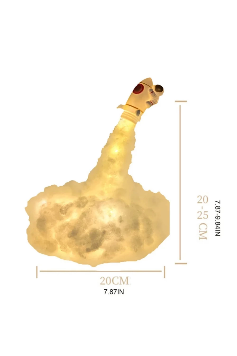 Uçan Astronot Tasarımlı Gece Lambası