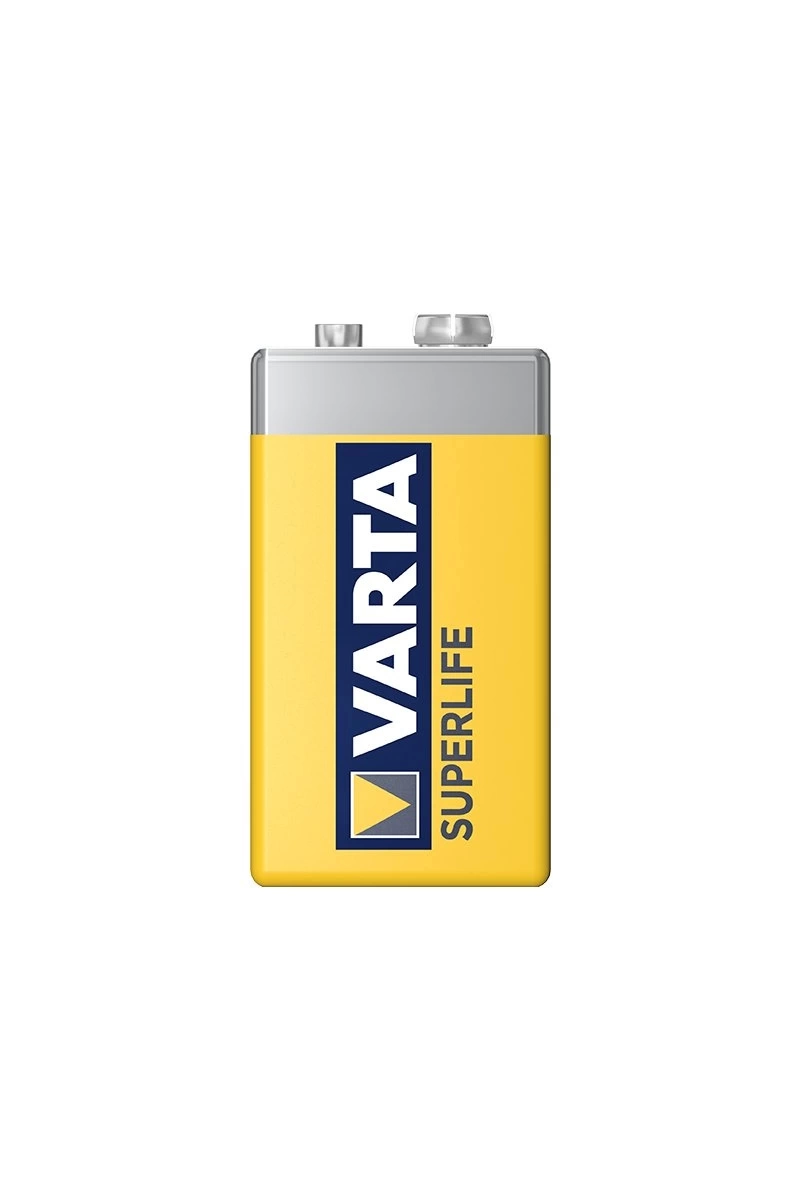 Varta Superlife Çinko 9 Volt Pil 12'li Paket