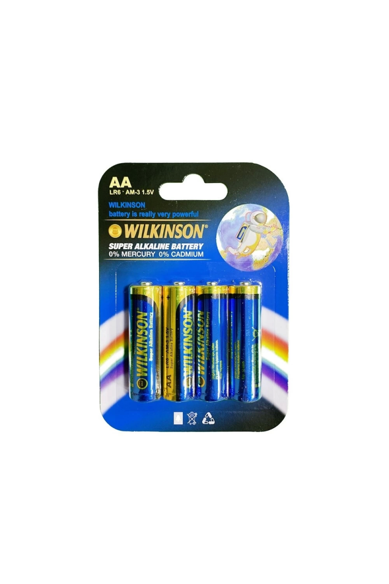 Wılkınson Aa Lr6 Am-3 4'lü 1.5 V Süper Alkalin Kalem Pil