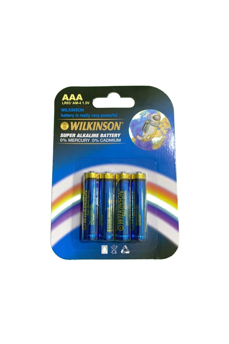 Wılkınson Aaa Lr03 Am-4 4'lü 1.5 V Süper Alkalin İnce Pil