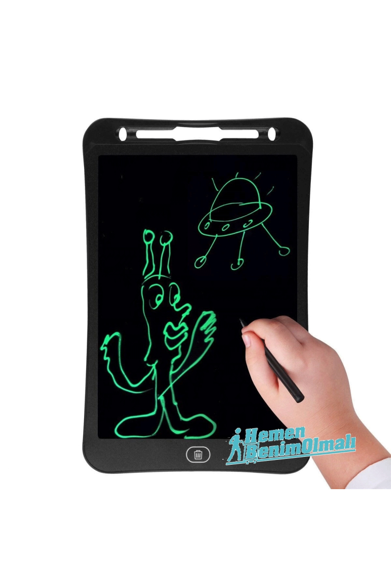 Writing Tablet Lcd 8.5 Inç Uyumlu Dijital Kalemli Çizim Yazı Tahtası Grafik Not Yazma