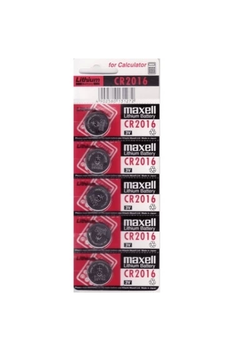 Maxell Cr2016 3v Lityum Düğme Pil 5'li Paket