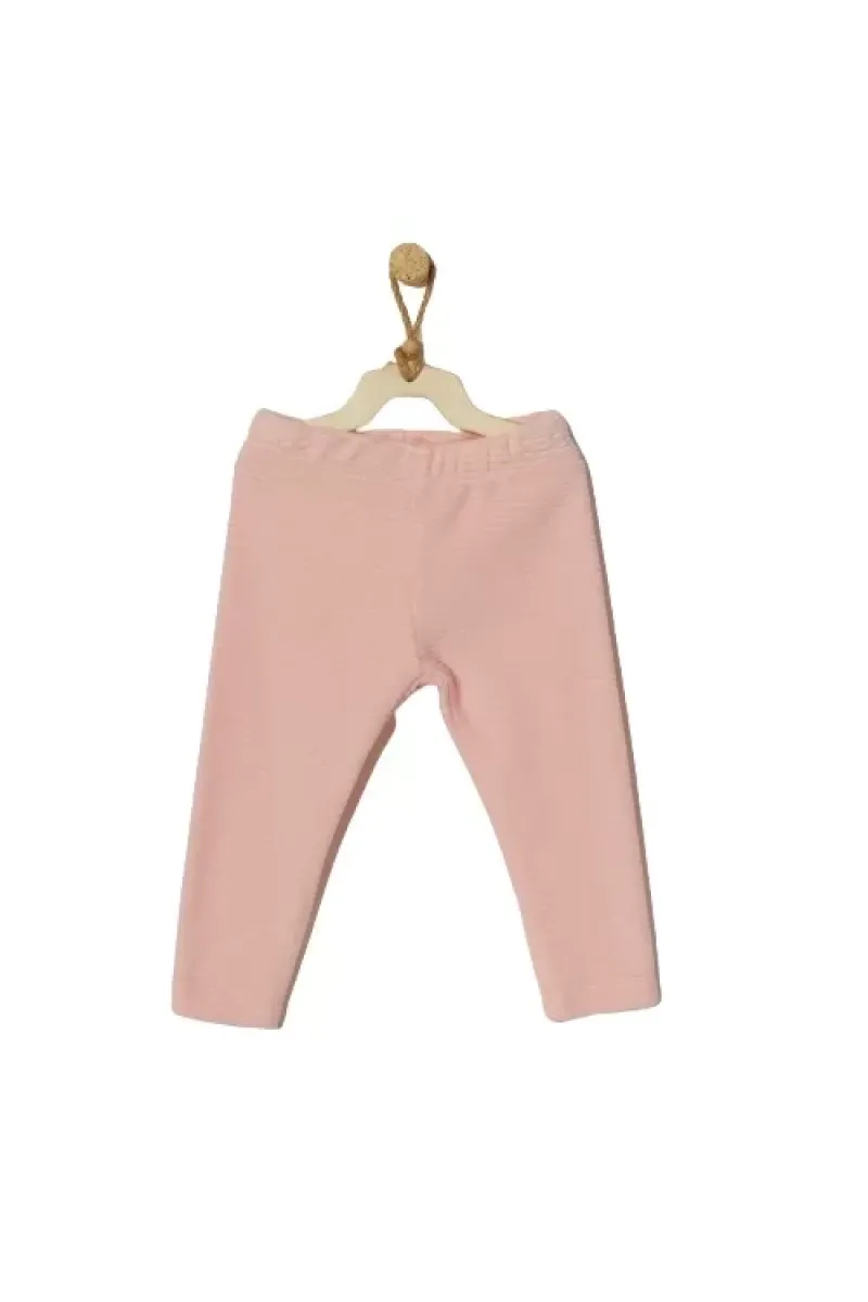 Street Style Kadife Bebek Pantolon Pink