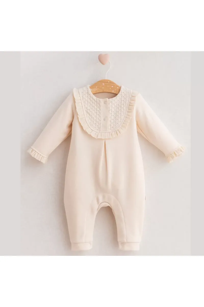 Baby Cheerful Lace Tulum  Ekru