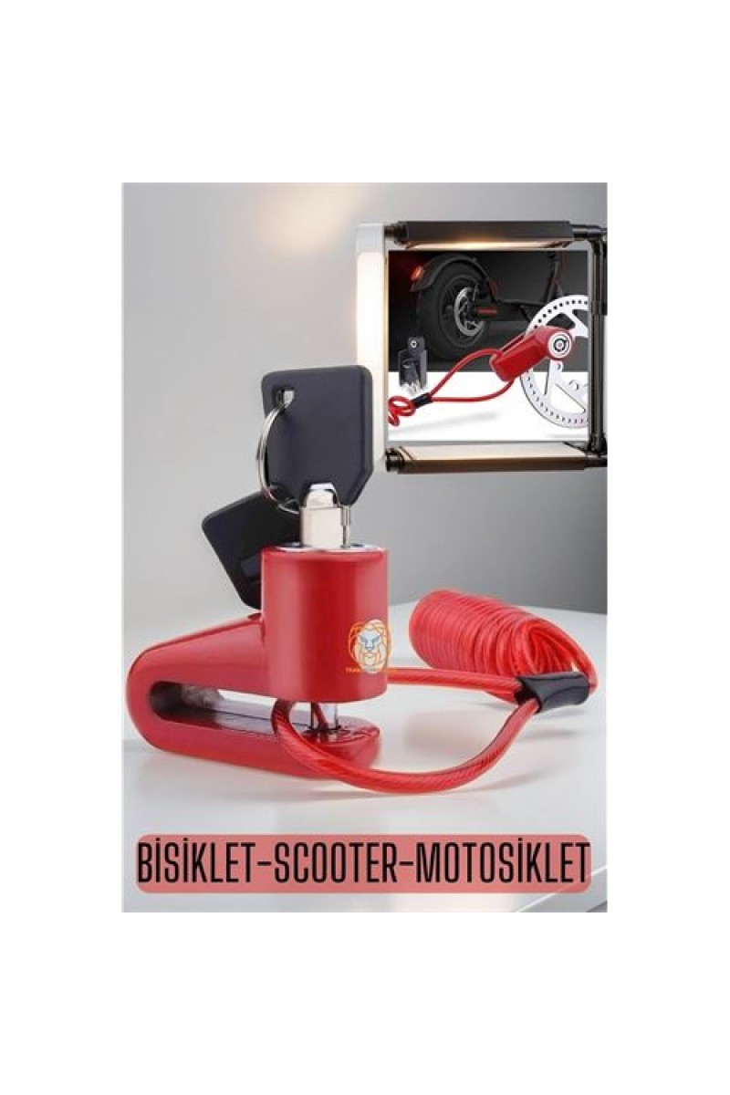 Turk Disk Kilidi Bisiklet Motosiklet Scooter