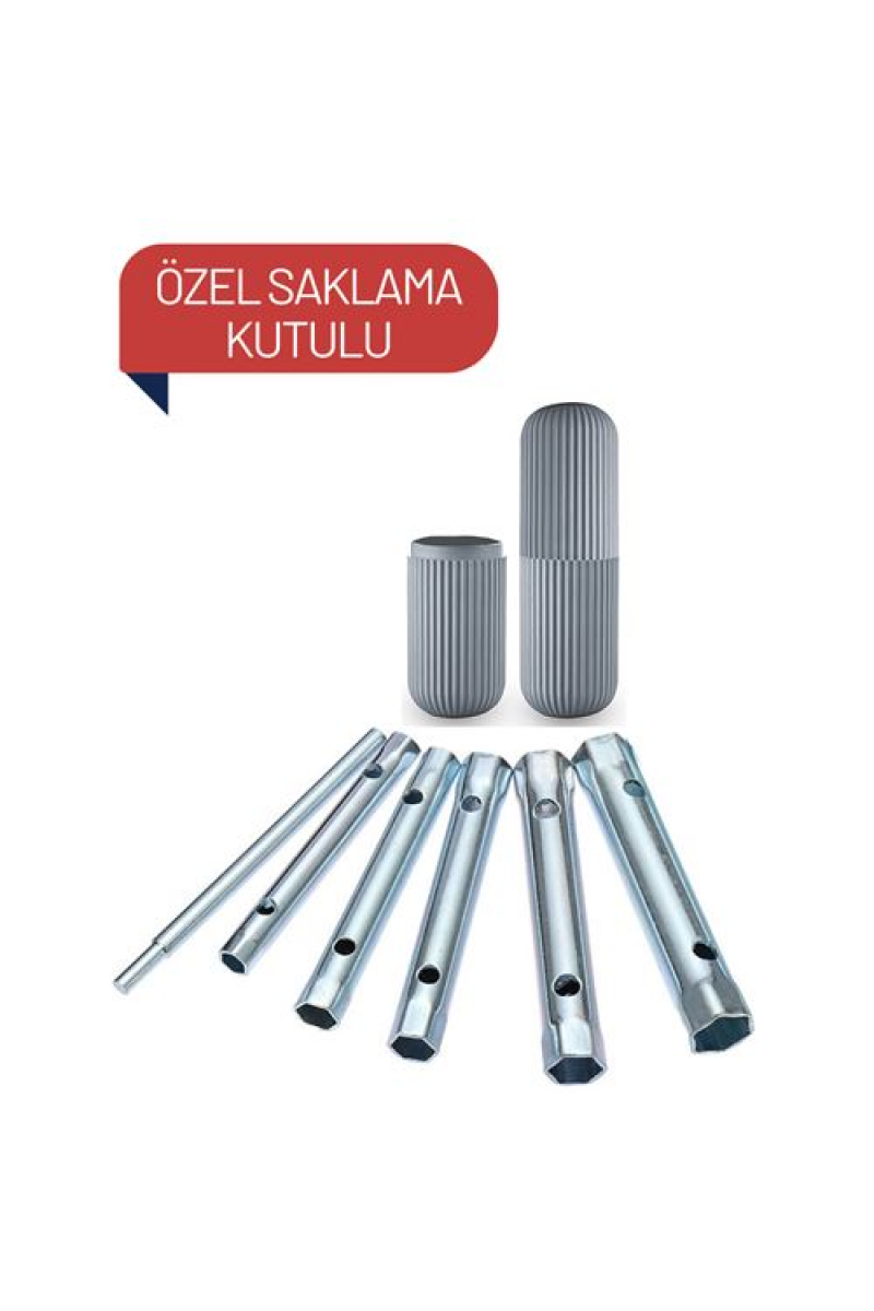 Turk 4 TAKIM 8mm-17mm Kovan Tork Anahtar Kutulu Set 713865 Toptan Paket