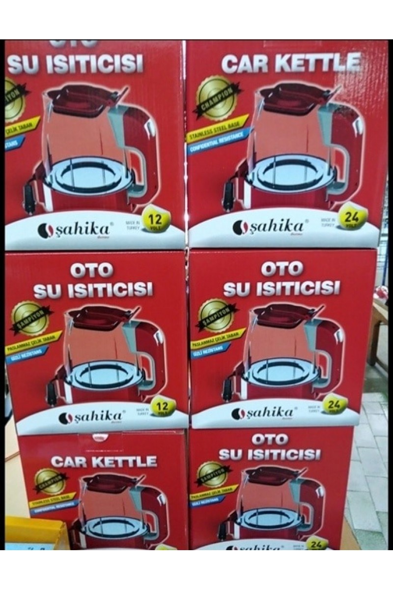 12V OTOMATİK ARAÇ OTO KETTLE SU ISITICISI ÇAKMAKLIK FİŞLİ (4767)