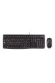 LOGITECH MK120 USB Q SİYAH KABLOLU KLAVYE+MOUSE SET (4767)