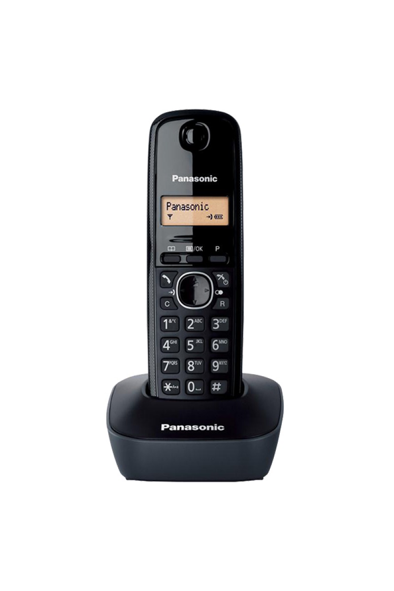 PANASONIC KX-TG1611 DECT TELSİZ TELEFON (SİYAH) (4767)