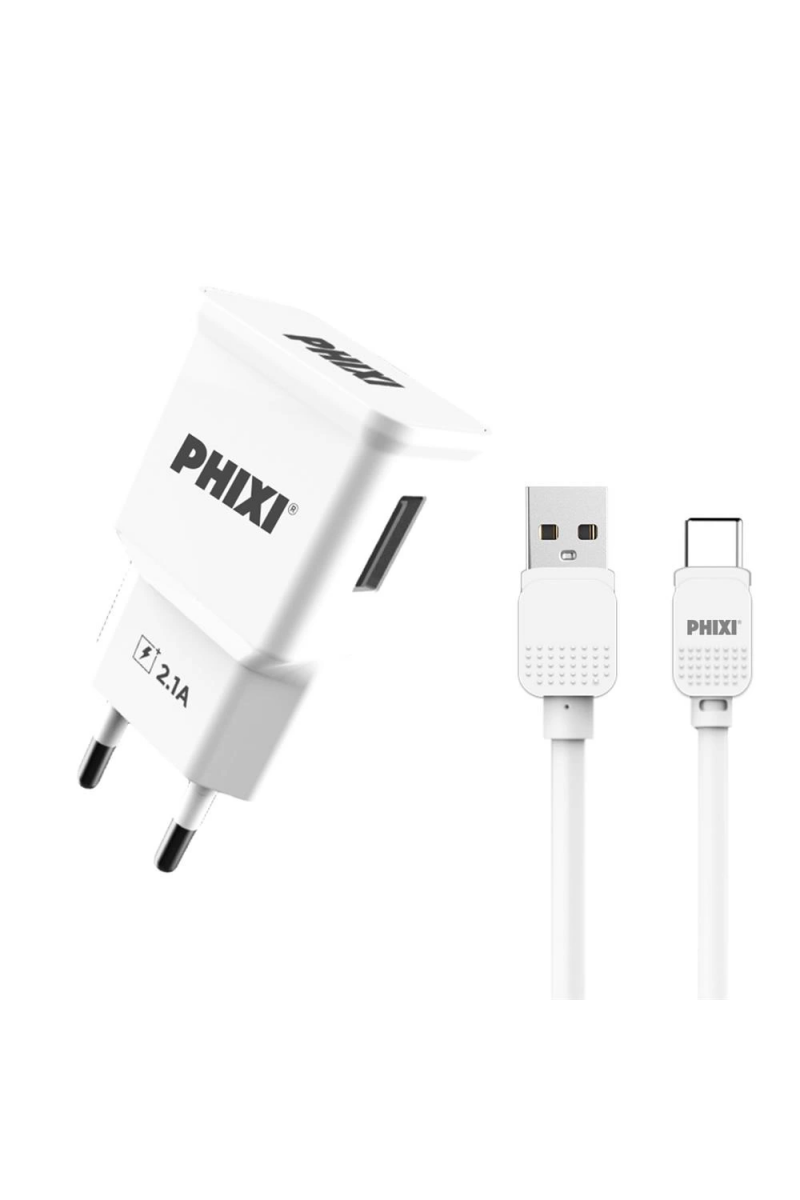 Pch201t Basic 2.1a Type-c Usb Kablolu Şarj Cihazı