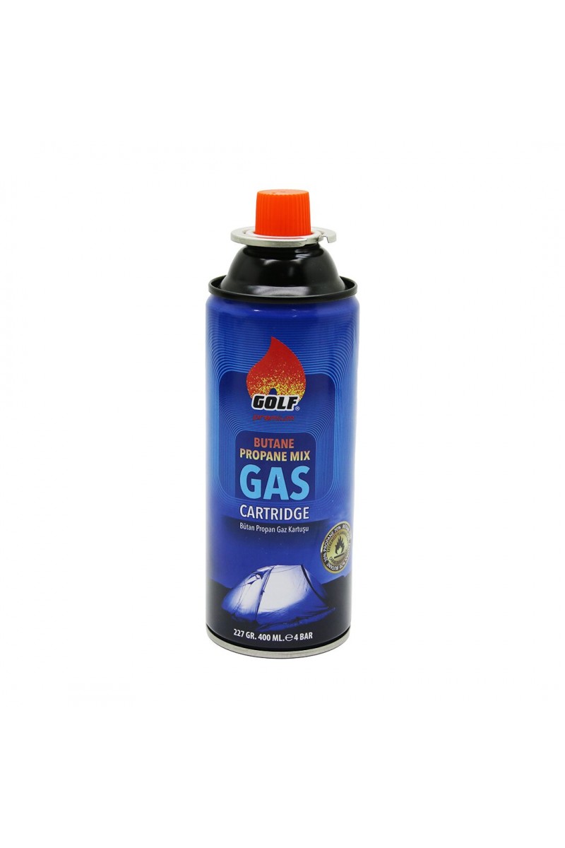 GOLF GAS PREMİUM BUTANE PROPANE MIX UZUN GAZ KARTUŞU 227GR/400ML (4767)