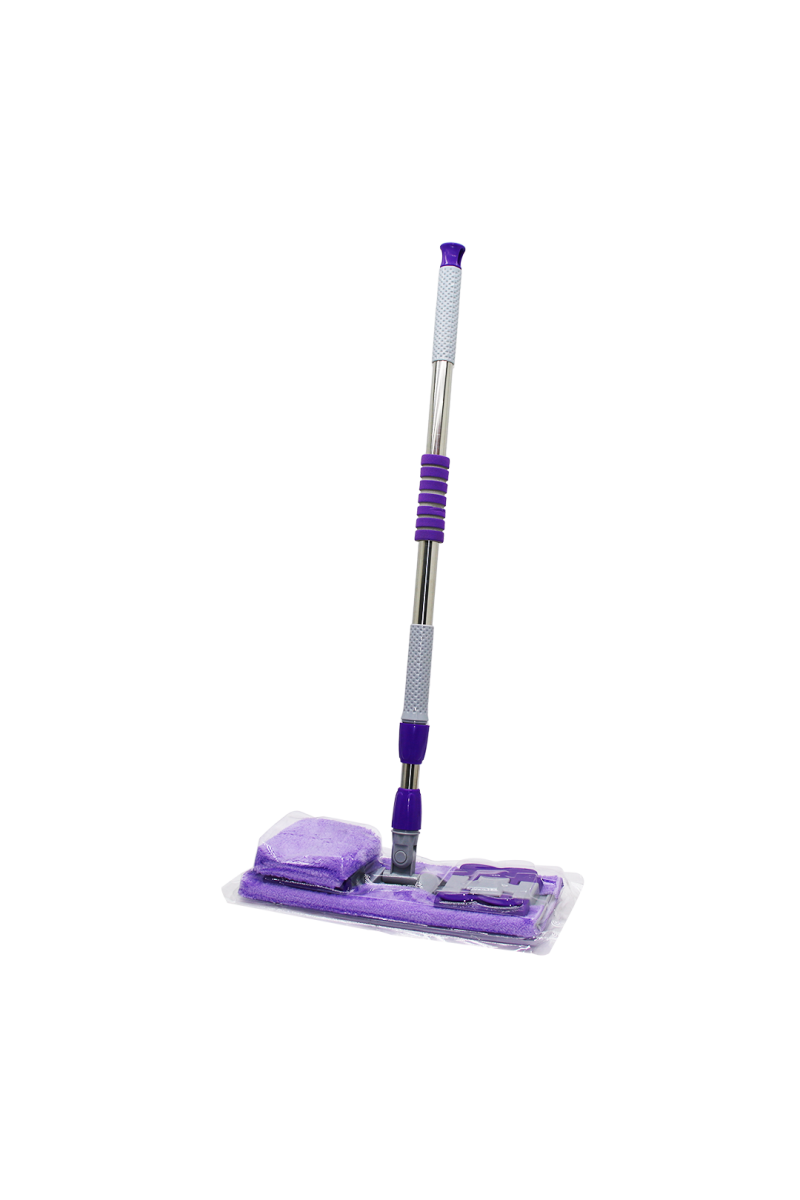 130CM SAPLI 360° DÖNER SAPLI PALET MOP - M.FİBER PASPAS YEDEK BEZLİ DUVAR SİLME MOP (4767)