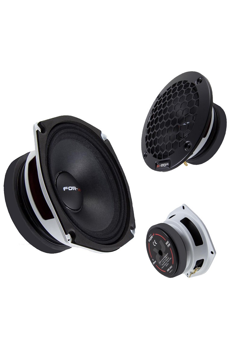 FOR-X XMD-3052 13 CM 180W 80W RMS BEYAZ MIDRANGE OTO HOPARLÖR (4767)