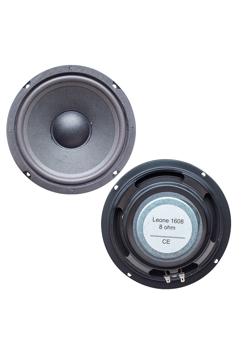 LEONE 1608 16 CM 8 OHM TWEETERSIZ TEKLİ HOPARLÖR (BASS HOPARLÖR) (4767)