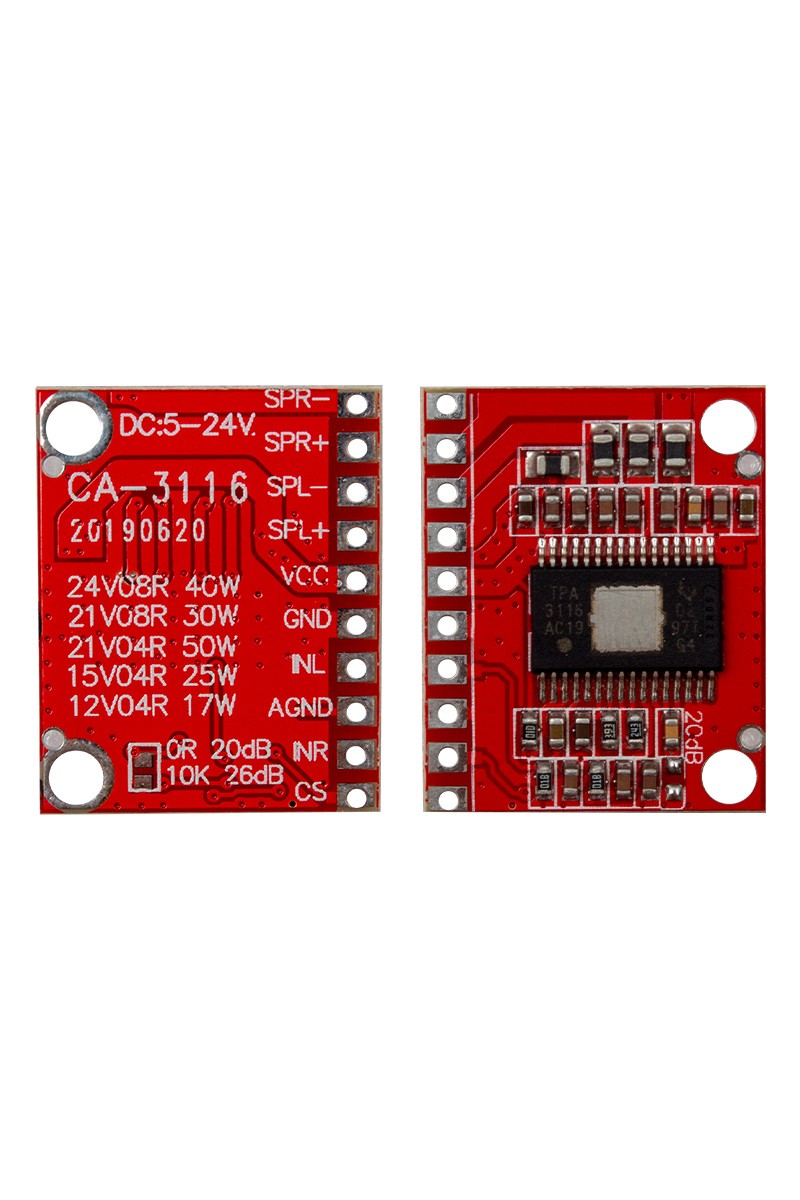 CA-3116 TPA3116  AUDIO MODUL TV SES KARTI 5V-24V ARASI (4767)