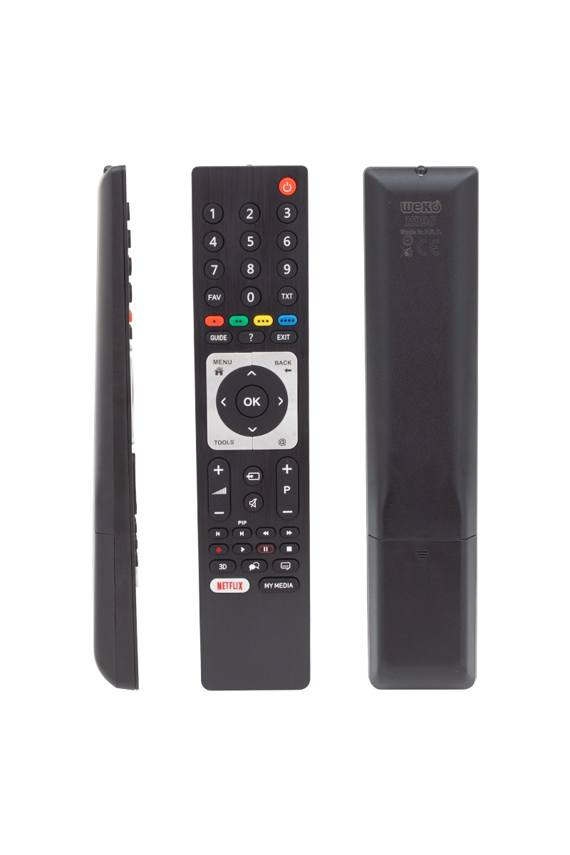 ARÇELİK-BEKO RC 3304805/01B RM-L271B NETFLIX TUŞLU LCD-LED TV KUMANDA (TS5187R-A1) (4767)