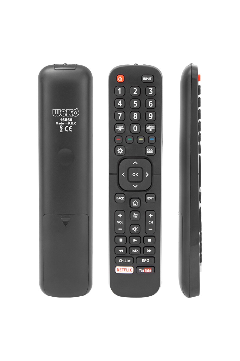 HISENSE RM-L1335 PLUS NETFLIX-YOUTUBE TUŞLU LCD-LED TV KUMANDA (4767)