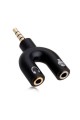 3.5 MM STEREO ERKEK KULAKLIK + HOPARLÖR DİŞİ ÇOKLAYICI JACK (4767)