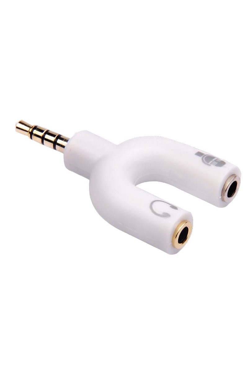 3.5 MM STEREO ERKEK KULAKLIK + HOPARLÖR DİŞİ ÇOKLAYICI JACK (4767)