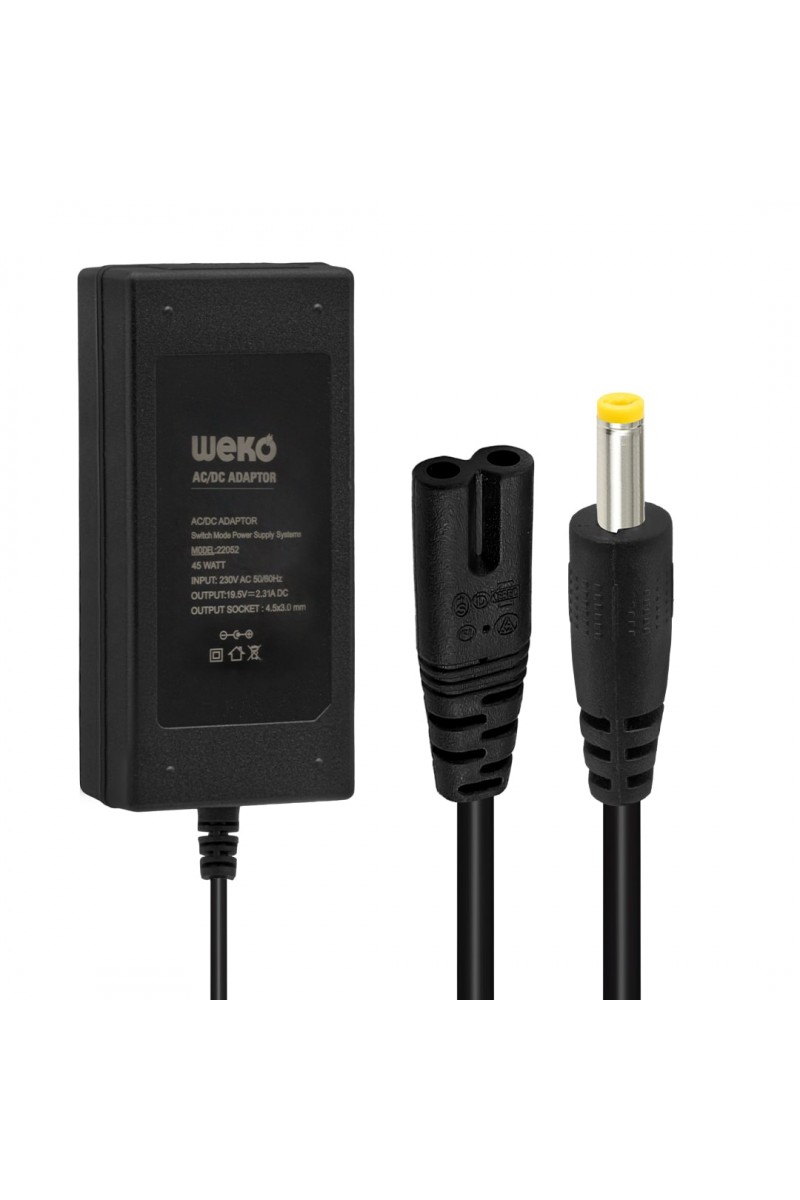 19.5 VOLT 2.31 AMPER 4.5X3.0MM UÇLU NOTEBOOK ADAPTÖR YERLİ ÜRETİM (4767)