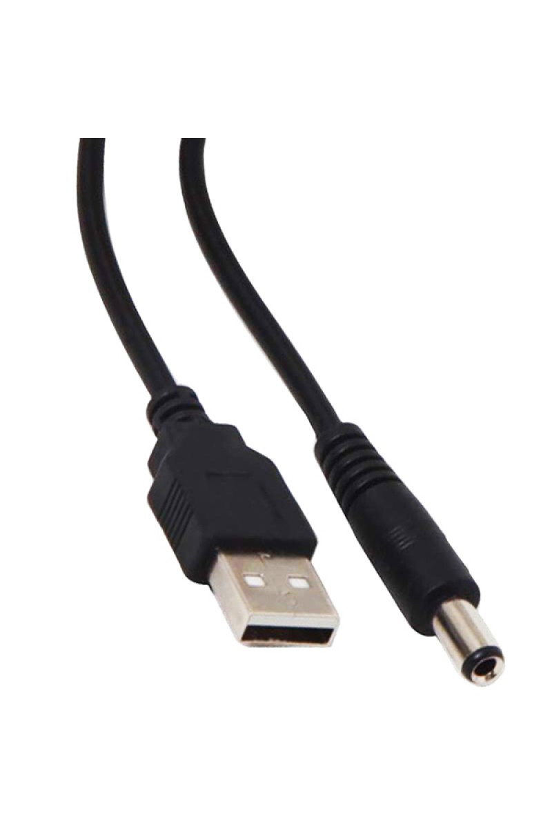 USB ERKEK 5.5*2.5 UÇ ADAPTÖR JACKLI 80 CM KABLO (4767)