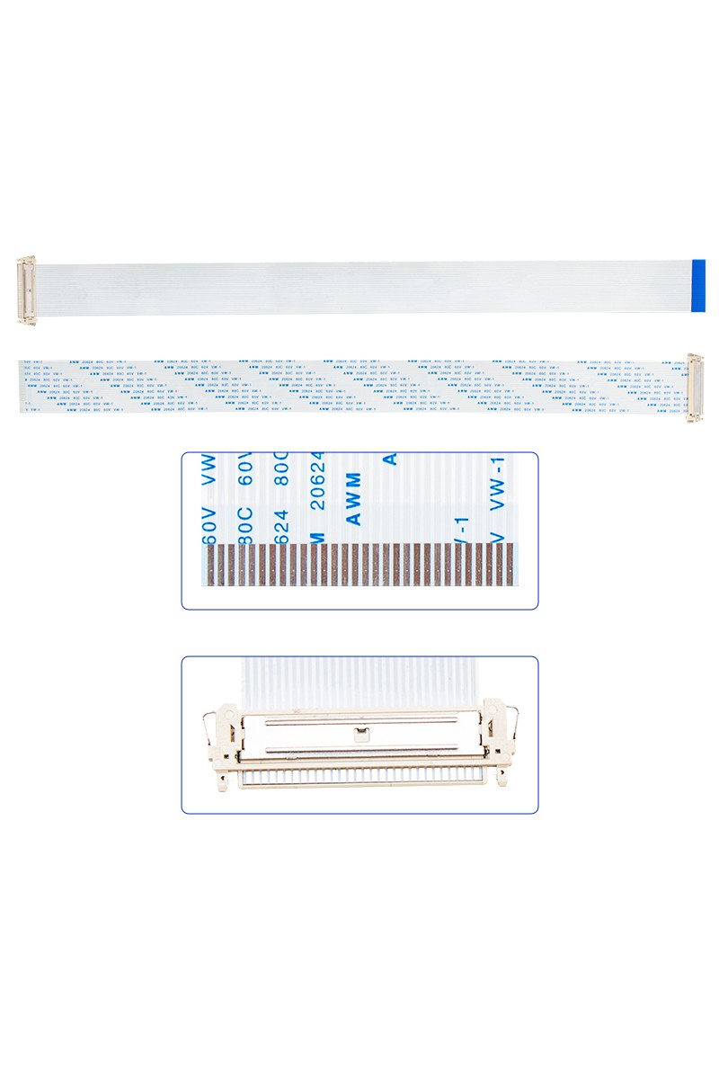 AWM 20706 30 PİN LVDS FLEXİ KABLO HD READY DÜZ DÜZ 3.1CMX40CM SOKETLİ (4767)