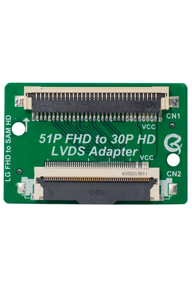 LCD PANEL FLEXİ REPAİR KART 51P FHD TO 30P HD LVDS ADAPTER LG FHD TO SAM HD QK08V2  QK8002A (4767)