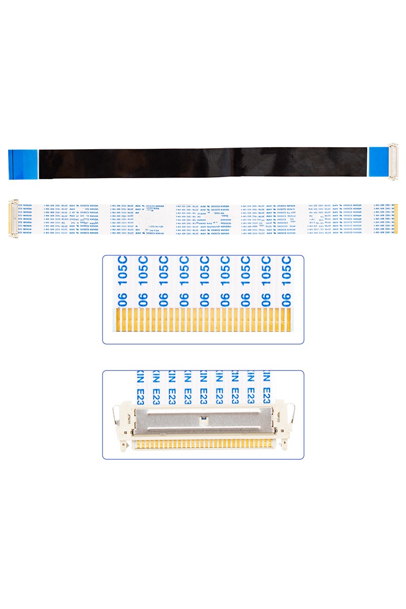 AWM 20706 30 PİN LVDS FLEXİ KABLO HD READY TERS DÜZ 3,1CMX40CM SOKETLİ (4767)