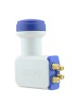 MAG DÖRTLÜ QUAD LNB ALTIN UÇLU NEC CHİP 0.1DB (4767)