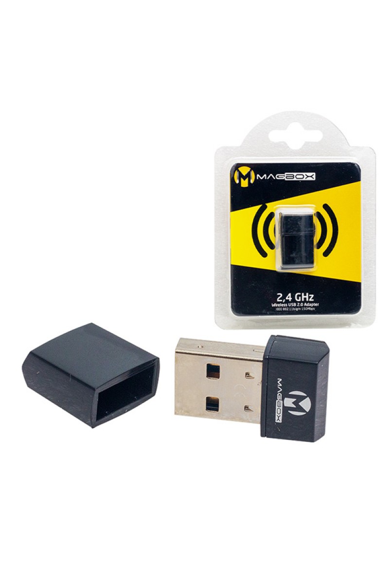 MAGBOX USB STICK MİNİ 802.11N WİFİ 7601 CHIPSET 2.4GHZ 150 MBPS IP UYDU ALICILARI İLE UYUMLU (4767)