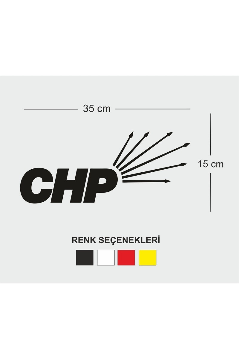 Chp Logo Oto Sticker 35*15 Cm