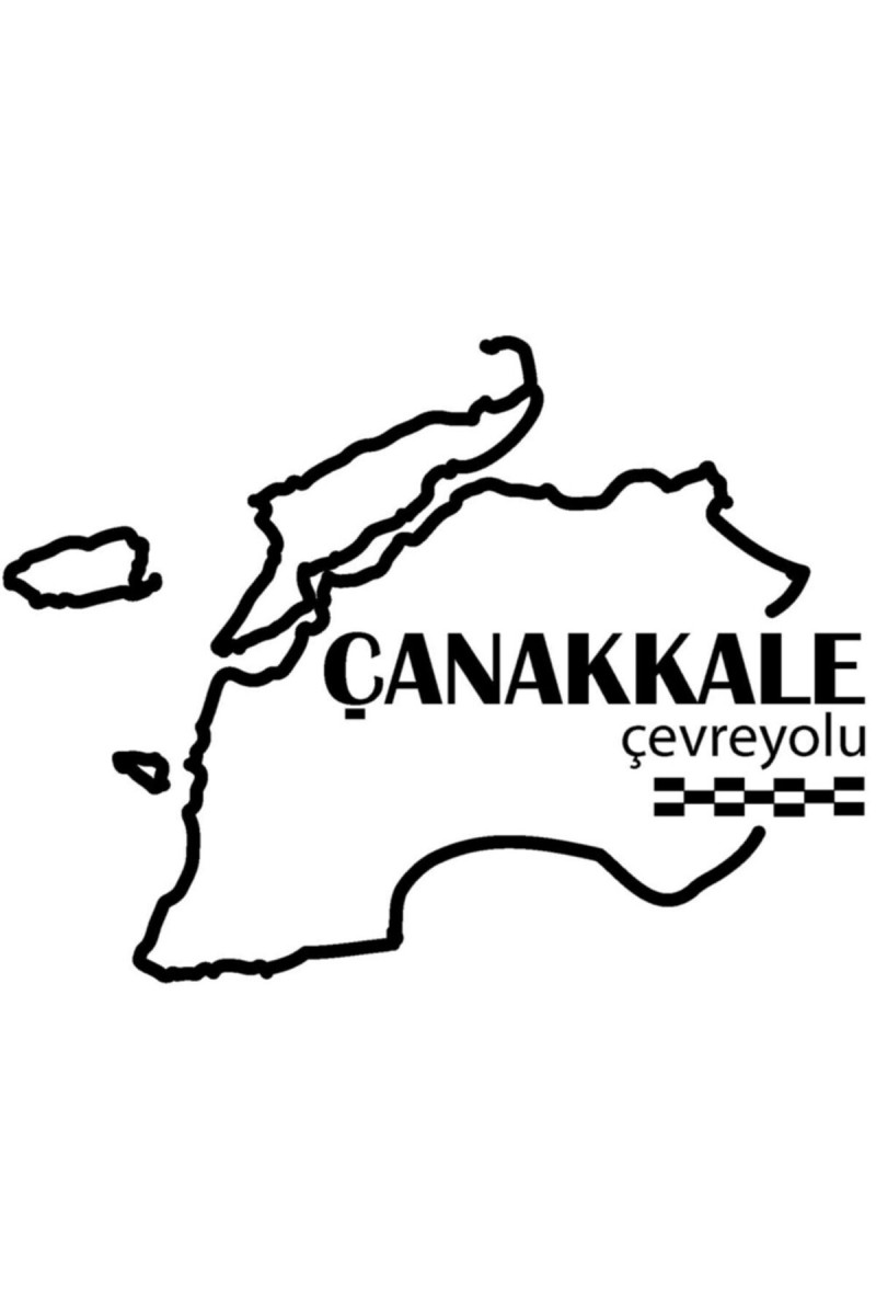 Çanakkale Çevreyolu Sticker 12*9 Cm