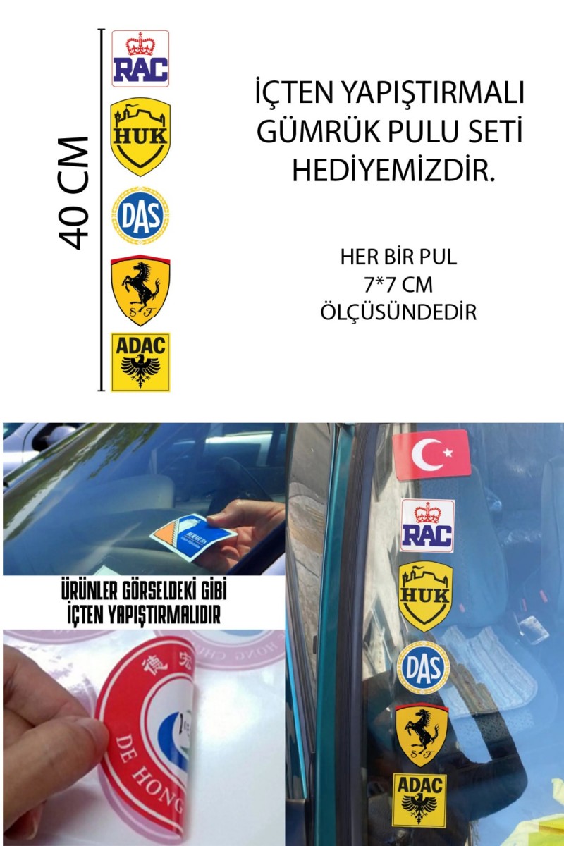 Eskiler Kuşağı Arka Cam Yazısı Sticker 40*23 Cm