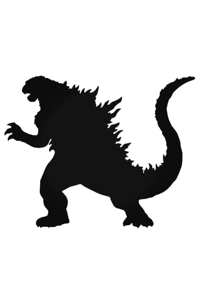 Godzilla Oto Sticker 20 Cm