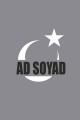 Türk Bayrağı Ad Soyad Yazılı Oto Sticker Beyaz 30*15 Cm